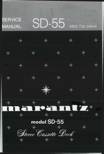 Manuel service pour - manuel, marantz