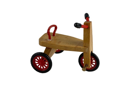 Figurine bois tricycle x - tricycle,