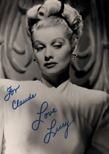 Lucille BALL PHOTOGRAPHIE DÉDICACÉE, SIGNÉE Autographe, de sa main 1988 25x20 cm