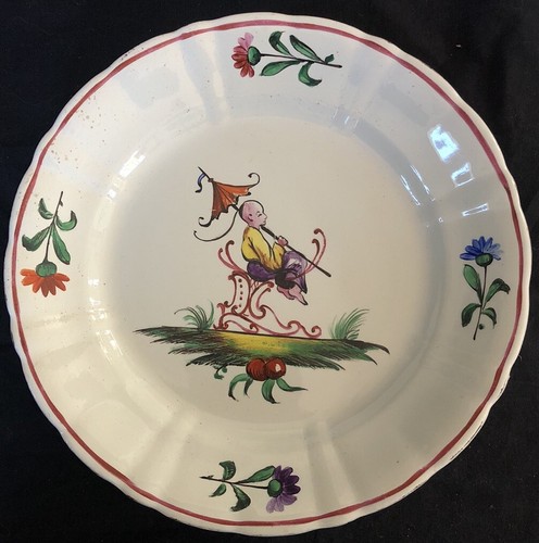 Faïence aprey assiette décor - aprey,