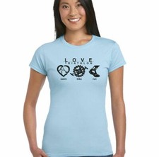 T-Shirt Femme Triathlon Amour