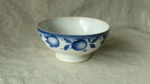 Ancien bol faience decor - ancien,