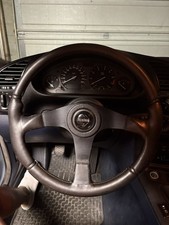 Volant MOMO Cuir Avec Moyeu