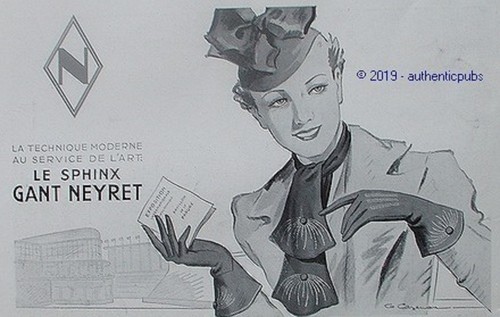 Publicite neyret sphinx - neyret,