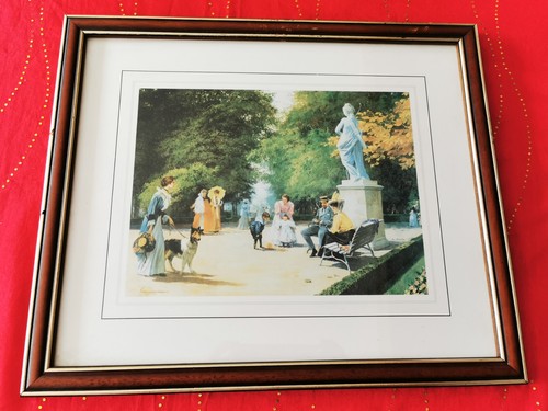 Tableau ancien scène belle - scène,