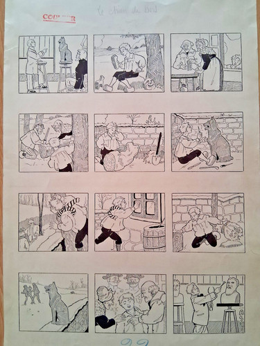 Planche signée asy - de, bd