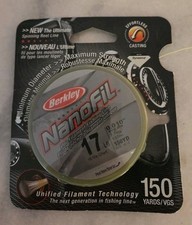 150 Yards Berkley Nanofil 17