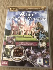 JEU D’AVENTURE ALICE AU PAYS DES MERVEILLES OBJETS CACHÉS PC MAC CD ROM FRANÇAIS