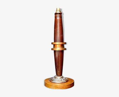 Pied lampe art - de, bois