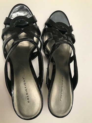 Predictions black open toe - predictions,