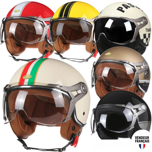 Casque moto scooter jet - casque,