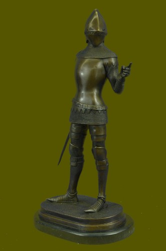 Statue bronze pur métal - bronze,