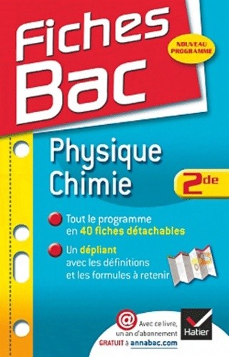 Fiches bac physique - bac, physique-chimie