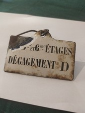 Plaque Émaillée Hôtel