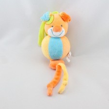 Doudou vibrant chien orange