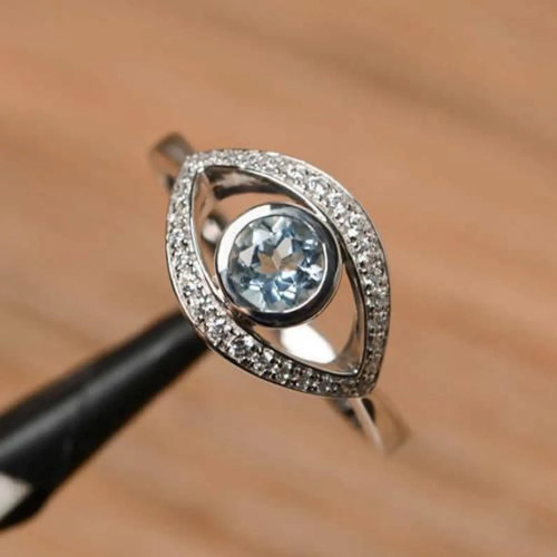 Bague cadeau œil - , or
