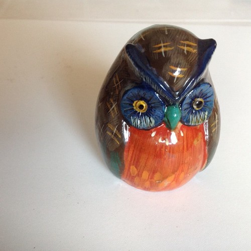 Statue hibou ceramique 8 - de,