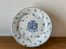 ANCIENNE ASSIETTE GIEN 1875  ARMOIRIES COURONNE BLASON collection