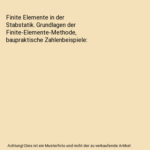 Finite elemente der - finite,