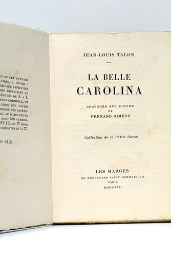 Belle carolina aventures - la,