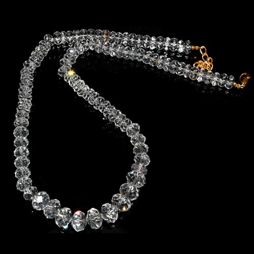 Collier perles rondelle - collier,
