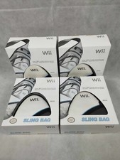 Lot de 4 sacs bag sacoche bandoulière blanc gris Officiel Neuf Nintendo Wii