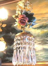 Porcelain Chandelier SWAG lamp