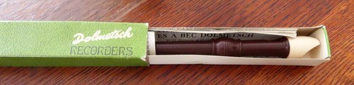 Flûte bec vintage - flûte, à