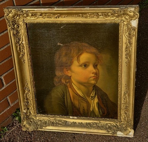 Tableau ancien portrait - tableau,