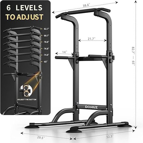 Power tower pull bar - power, dip