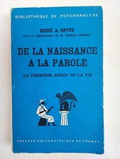 "De la naissance à la parole" /  René A. Spitz (1968)