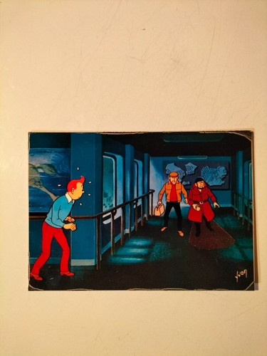 Carte postale 1973 tintin - carte,