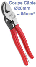 Pince coupe câble ø20mm - Ø20mm, ou