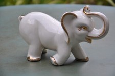 ELEPHANT VINTAGE EN FAIENCE