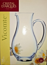 Cristal d'arques coffret de 1 Broc ou pichet modele Vicomte  neuf