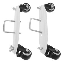  Support de radiateur à roulettes pivotantes (1 paire) - Cadre de support à
