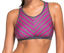 Woman Sport Bra Rosy Stripe