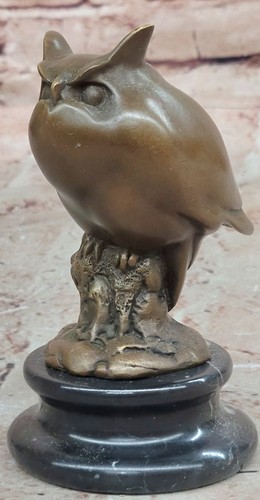 Statue hibou sage bronze - de,