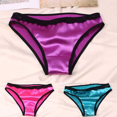 Slip satin caleçon quotidien
