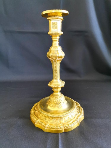 Candélabre bougeoir bronze - bougeoir,