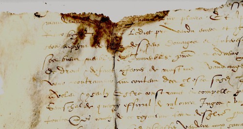 Fin xvième manuscrit - xvième,