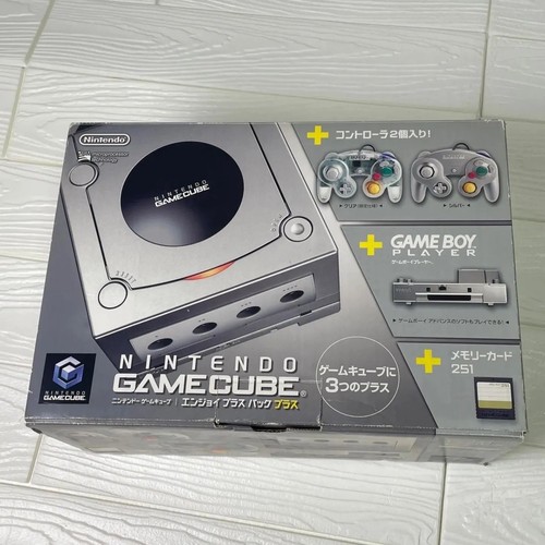 Nintendo gamecube silver enjoy - gamecube,