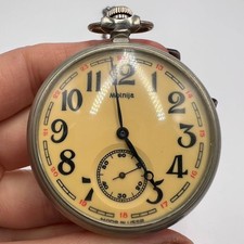 Montre de Poche Molnija URSS – Ours Vintage Mécanique Collection Russe