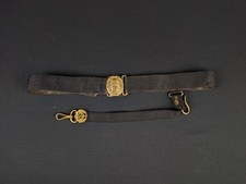 France ceinturon porte sabre officier marine second Empire modèle 1853
