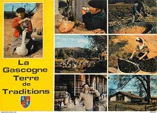 32 - Gers - Gascogne - Terre de Traditions - Multivues - Folklore - Gaveuse d'oi