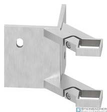 Fixation murale en acier inoxydable en tant qu'angle extérieur pour poteau 40x40