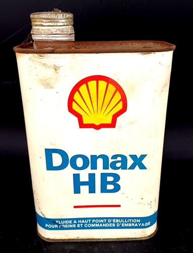 Ancien bidon huile shell - ancien, 1