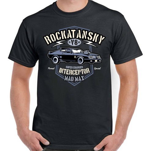 Mad max shirt rockatansky - max,