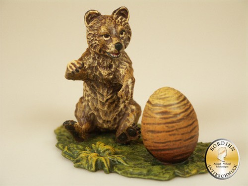 Ours bronze viennois avec - viennois,