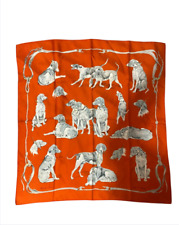 Foulard Hermès Chiens de Meute Xavier de Poret - Hermes Scarf by Xavier de Poret